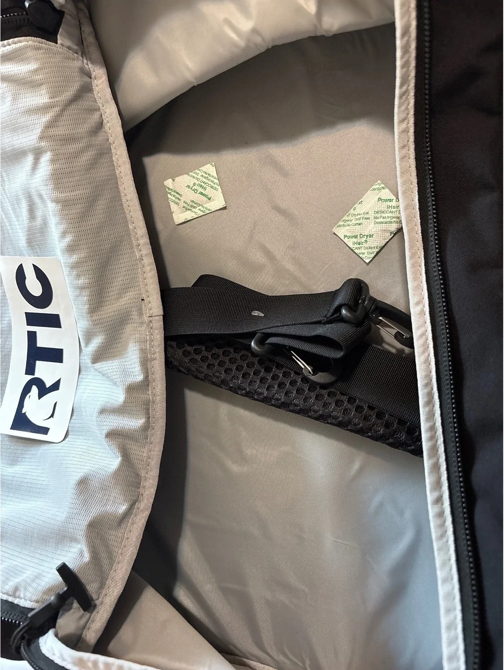 RTIC Road Trip Duffle Bag 45L Black Detroit Refinery Air Monitoring Team NWT
